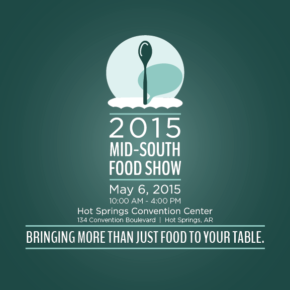 Photo of logo and brochure design for Ben E. Keith's 2015 Mid South Food Show