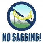 No sagging banners, signs