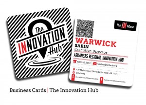 The Hub business cards