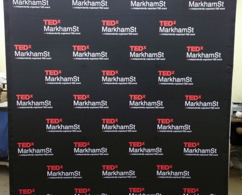 TedX step and repeat banner